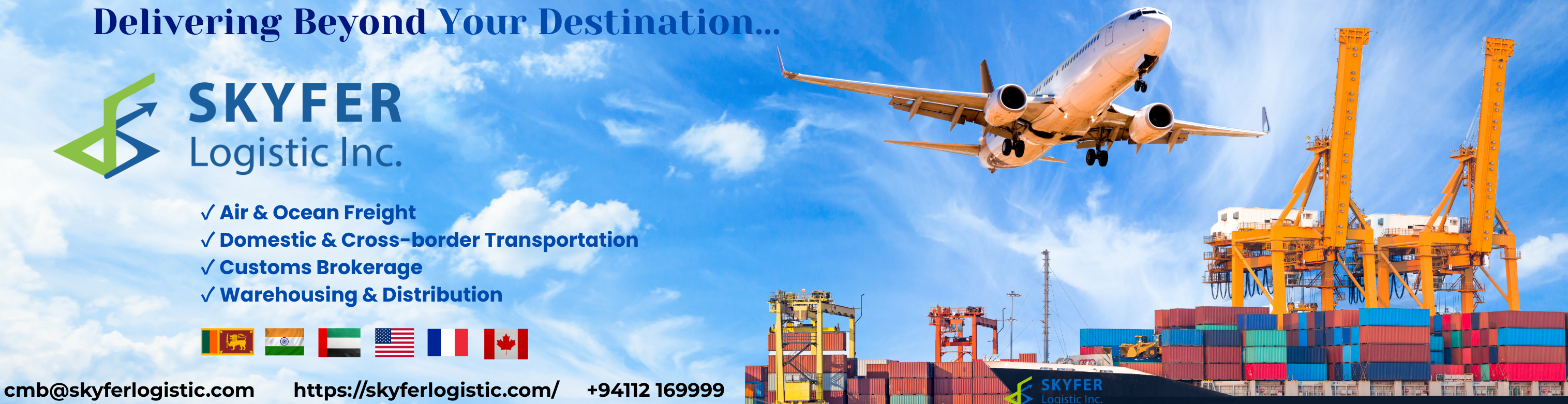 Skyfer Logistic Banner